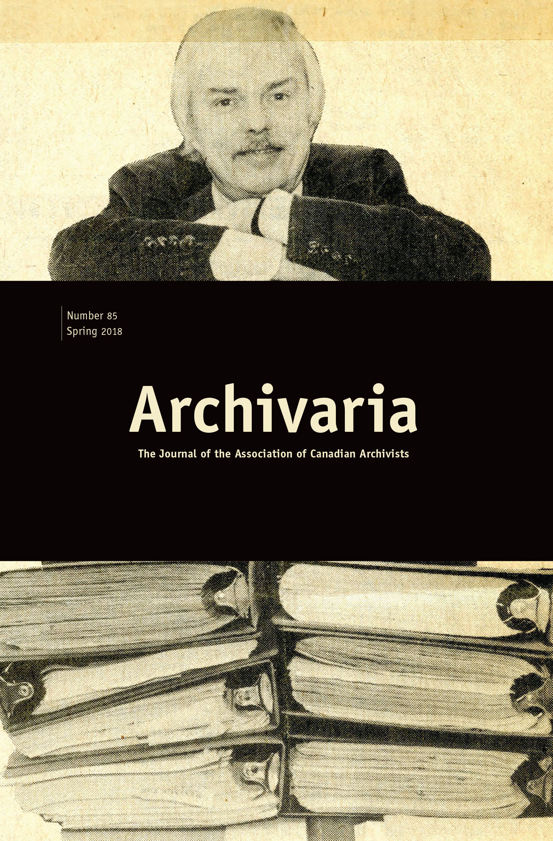 Archivaria 85 cover