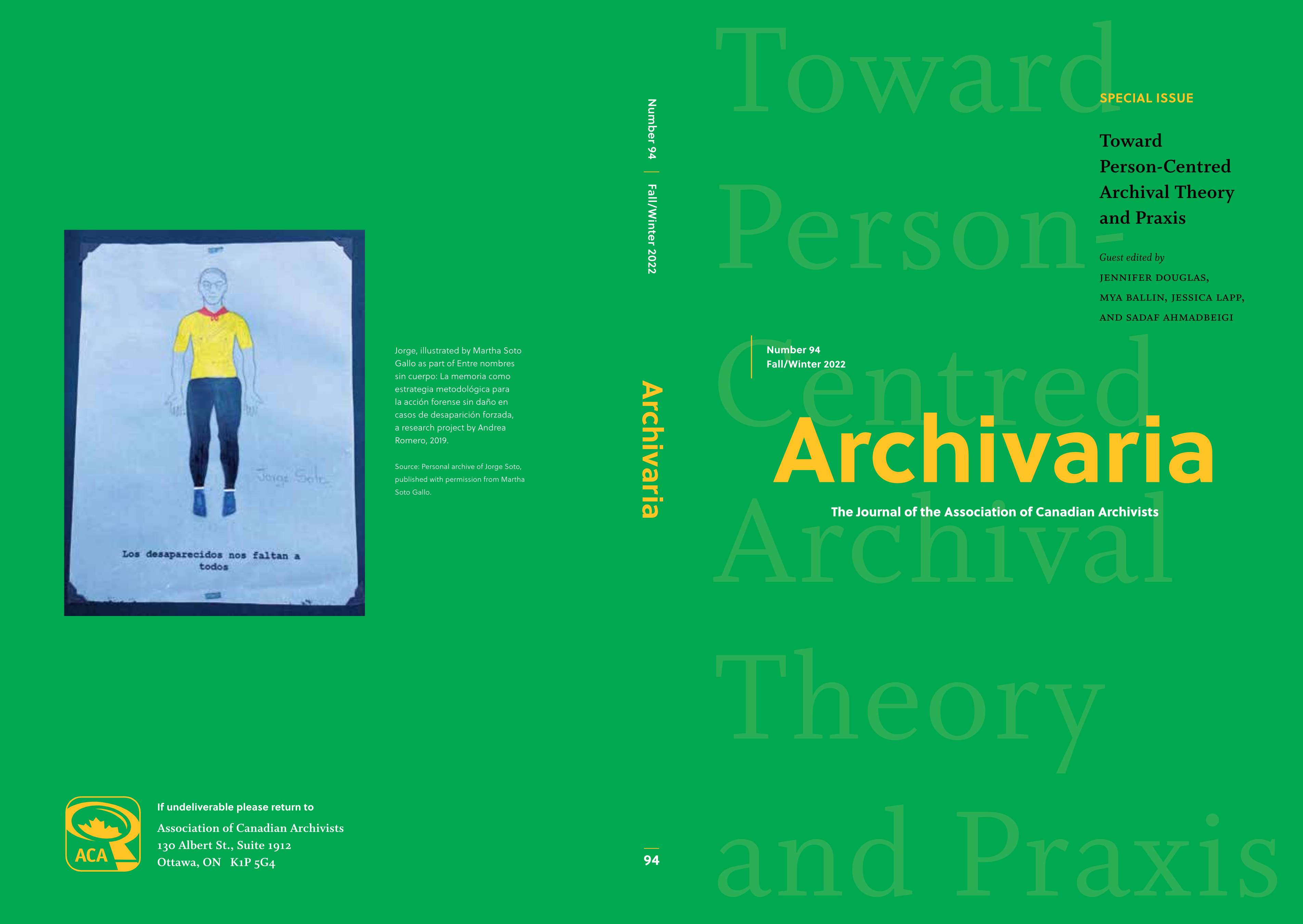 Archivaria 94 cover